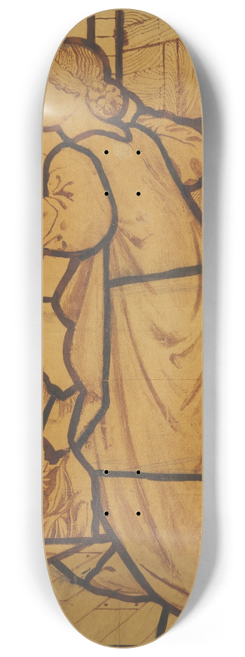 Sir Edward Coley Burne-Jones - The Song of Solomon  I opened to my Beloved 8.25 inch art skate deck