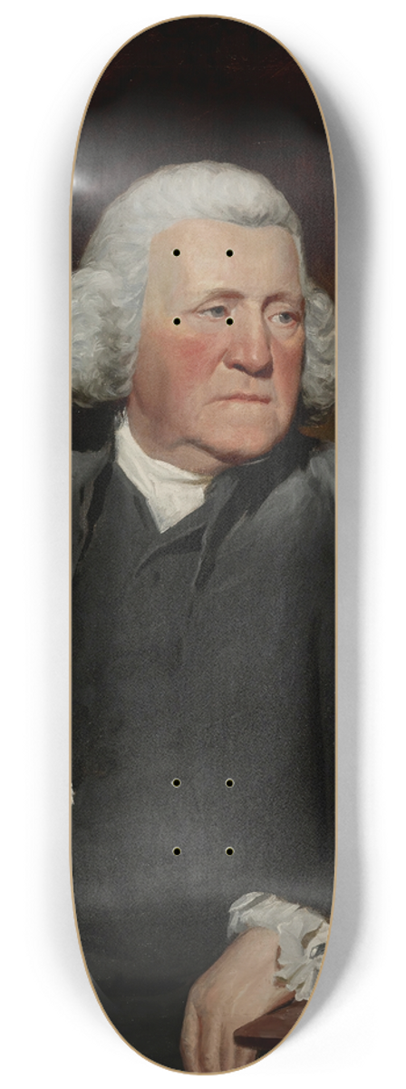 Sir Henry Raeburn - Portrait of Thomas Wood 8.25 inch art skate deck