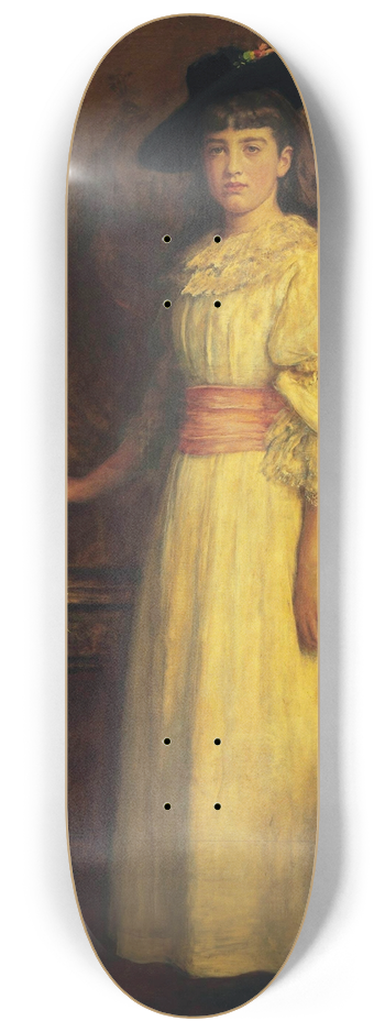 Sir John Everett Millais - Miss Gertrude Vanderbilt 8.25 inch art skate deck