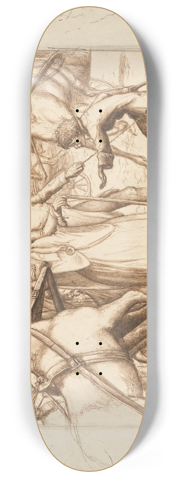 Sir John Everett Millais - The Blind Man 8.25 inch art skate deck