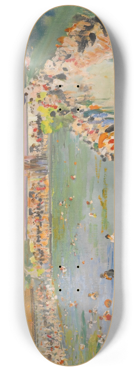 Sir John Lavery - Chiswick Baths 8.25 inch art skate deck
