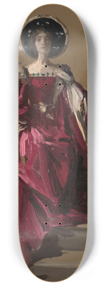 Sir John Lavery - Lady Gwendeline Spencer-Churchill in The Merchant of Venice 8.25 inch art skate deck