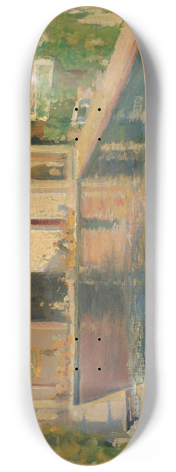 Sir John Lavery - Swimming Pool, Southern France 8.25 inch art skate deck