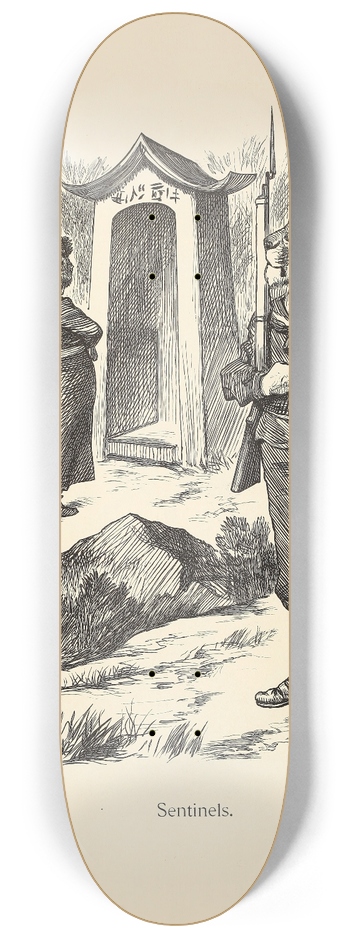 Sir John Tenniel - Sentinels 8.25 inch art skate deck