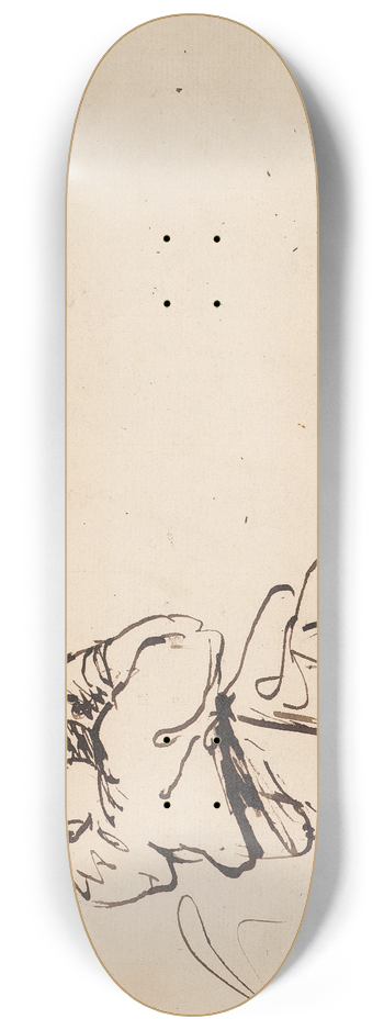 Sir Joshua Reynolds - Child Seated 8.25 inch art skate deck