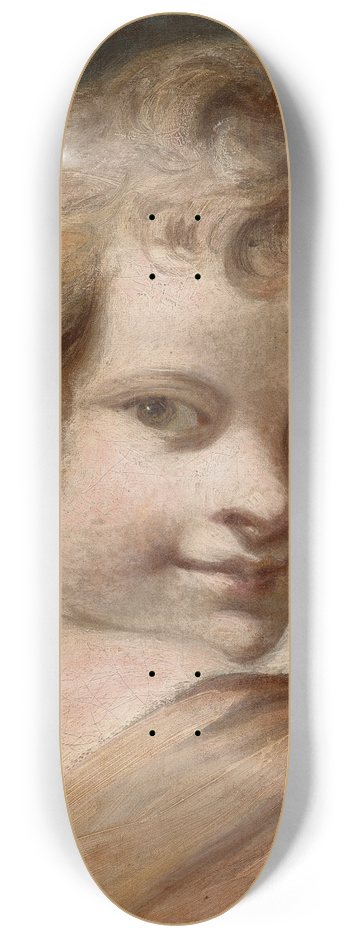 Sir Joshua Reynolds - Head of a boy 8.25 inch art skate deck
