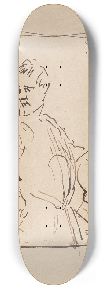 Sir Joshua Reynolds - Knight Titian 8.25 inch art skate deck