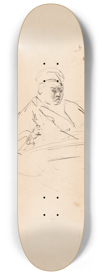 Sir Joshua Reynolds - Man at Window 8.25 inch art skate deck