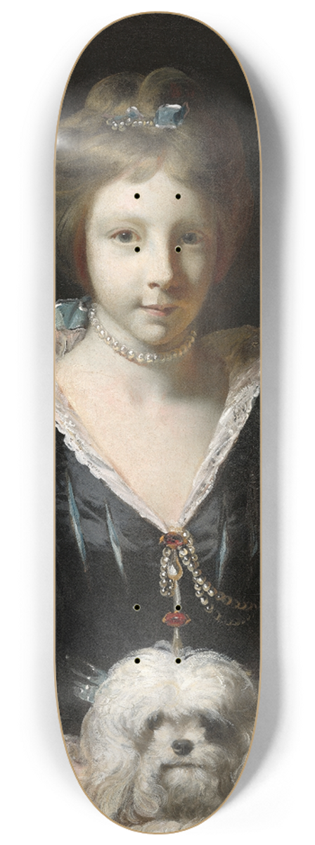 Sir Joshua Reynolds - Miss Beatrix Lister 8.25 inch art skate deck