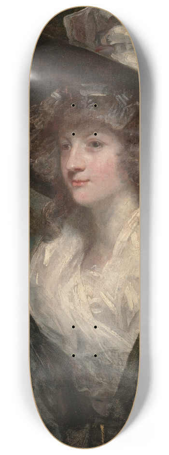 Sir Joshua Reynolds - Portrait of Amelia Hume, later Lady Farnborough (1772-1837) 8.25 inch art skate deck