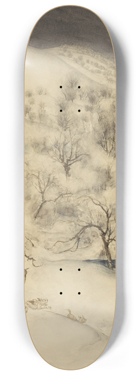 Arthur Rackham - King Arthur 8.25 inch art skate deck