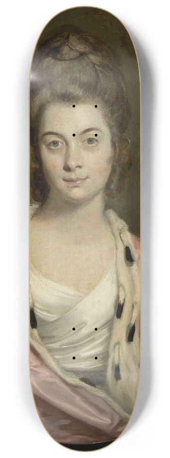 Sir Joshua Reynolds - Portrait of Mrs. Thomas Watkinson Payler 8.25 inch art skate deck