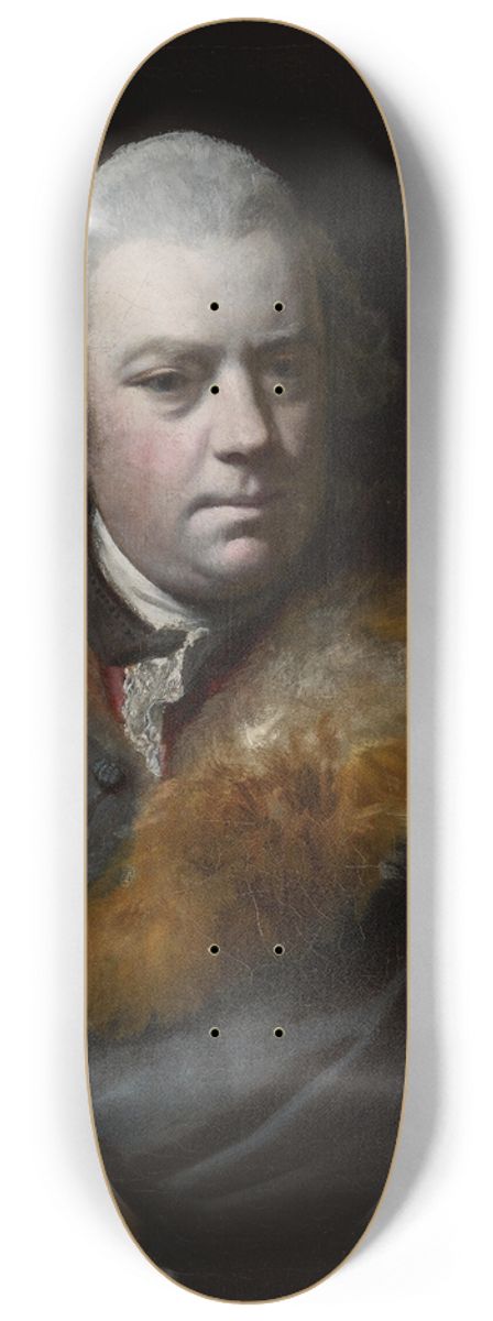 Sir Joshua Reynolds - Portrait of Thomas Bowlby 8.25 inch art skate deck