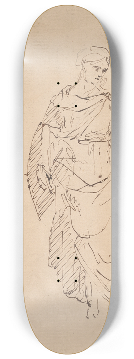Sir Joshua Reynolds - Standing Figure 8.25 inch art skate deck