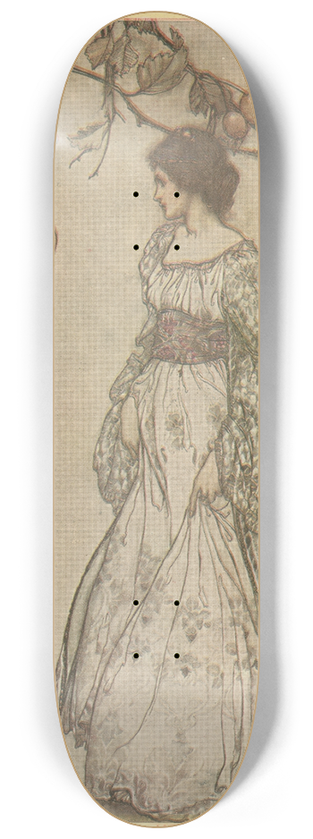 Arthur Rackham - Looking very undancey indeed 8.25 inch art skate deck