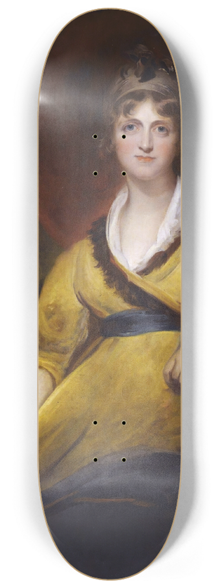Sir Thomas Lawrence - Mary, Countess of Inchiquin (1750-1820) 8.25 inch art skate deck