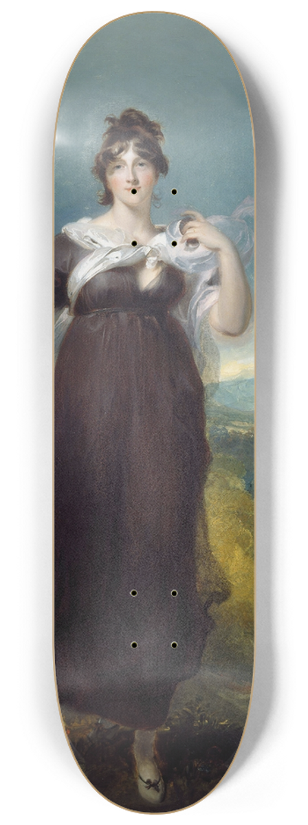 Sir Thomas Lawrence - Portrait Of Elizabeth, Marchioness Conyngham 8.25 inch art skate deck
