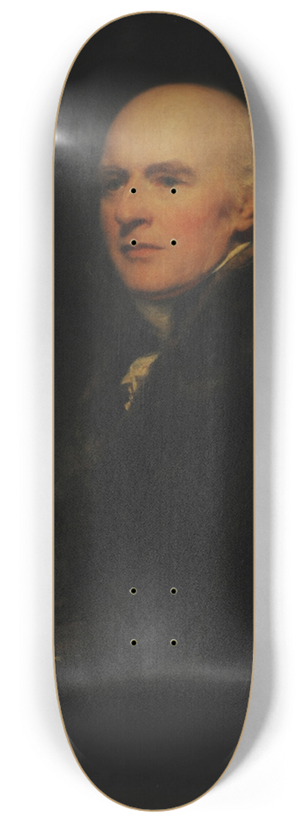 Sir Thomas Lawrence - Portrait of Joseph Farington R.A. 8.25 inch art skate deck
