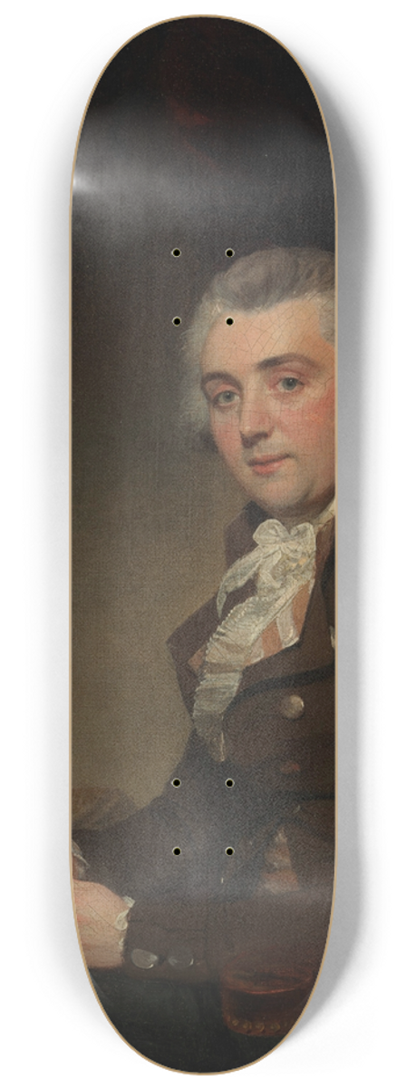 Sir William Beechey - Edward Miles (17521828) 8.25 inch art skate deck