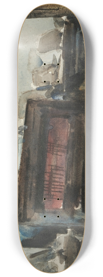 Sir William Eden - Interior at Windlestone 8.25 inch art skate deck