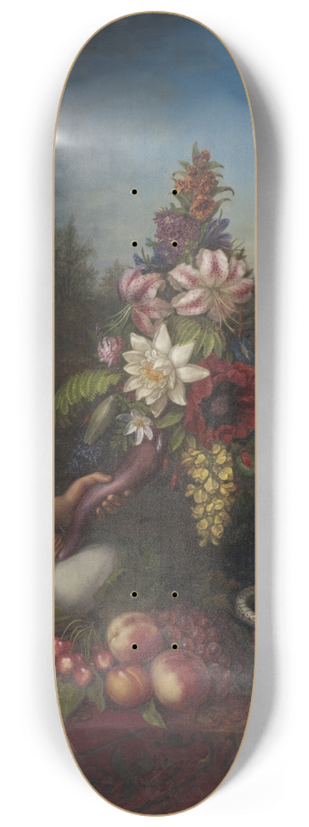 Sofia Adlersparre - Syskonen Henrietta Fredrika von Arbin (1852-1880) och Axel Otto Fredrik von Arbin (1853-1906) 8.25 inch art skate deck