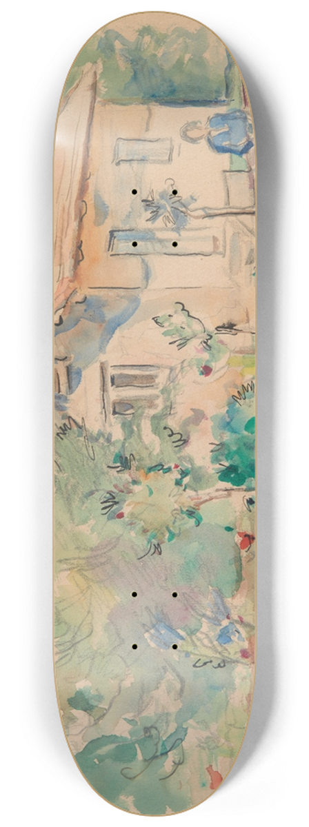 Sofija Paraszczuk - Dom z ogrdkiem kwiatowym 8.25 inch art skate deck