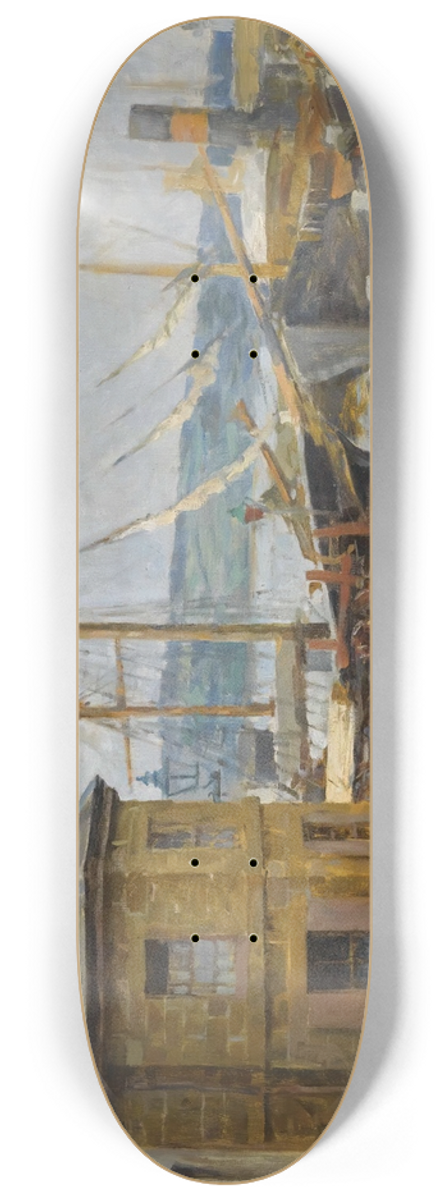 Stanhope Alexander Forbes - The Old Weighing House, Penzance 8.25 inch art skate deck