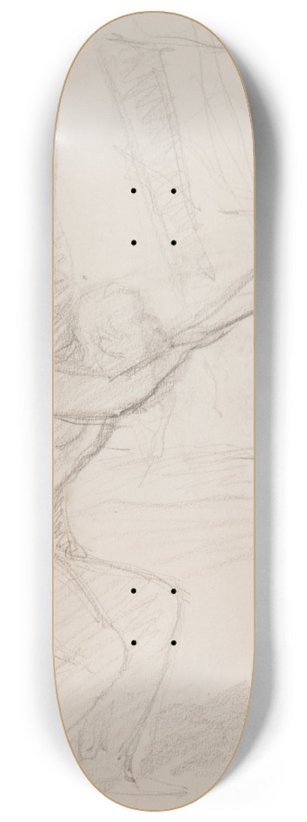 Stanisaw Cercha - Scena historyczna  szkic 8.25 inch art skate deck