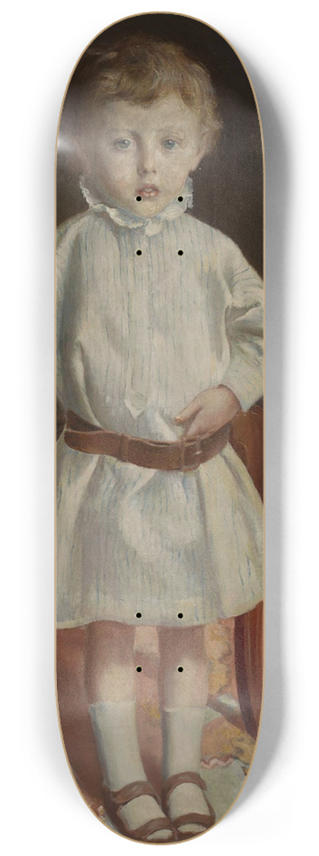 Stanisaw Dbicki - Portrait of a girl 8.25 inch art skate deck