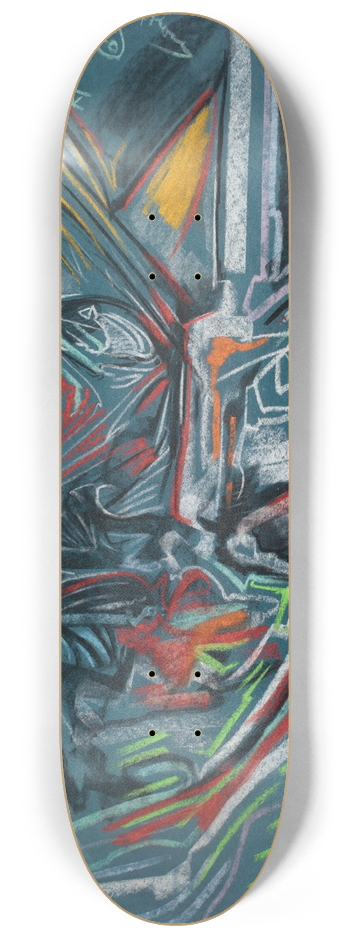 Stanisaw Ignacy Witkiewicz - Portrait of Leon Reynel 8.25 inch art skate deck