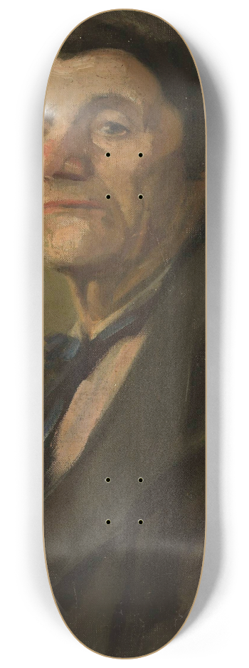 Stanisaw Lentz - Male portrait 8.25 inch art skate deck