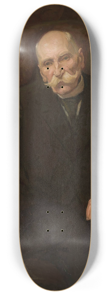 Stanisaw Lentz - Portrait of Jan Zembrzuski 8.25 inch art skate deck