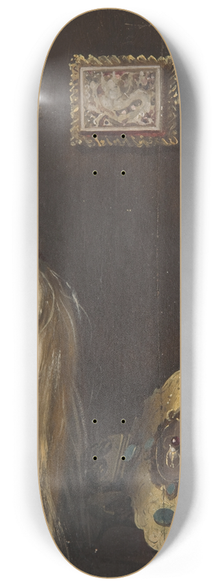 Stanisaw von Chlebowski - Study of a Turkish Horse-Tail Ensign and Nose-Band 8.25 inch art skate deck