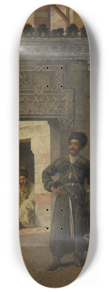 Stanisaw von Chlebowski - The Circassian Guards 8.25 inch art skate deck