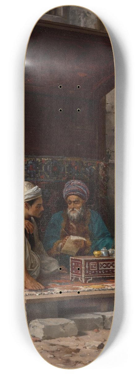 Stanisaw von Chlebowski - Un crivain public  Constantinople 8.25 inch art skate deck