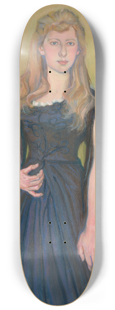 Stanisaw Wyspiaski - Portret modej damy 8.25 inch art skate deck