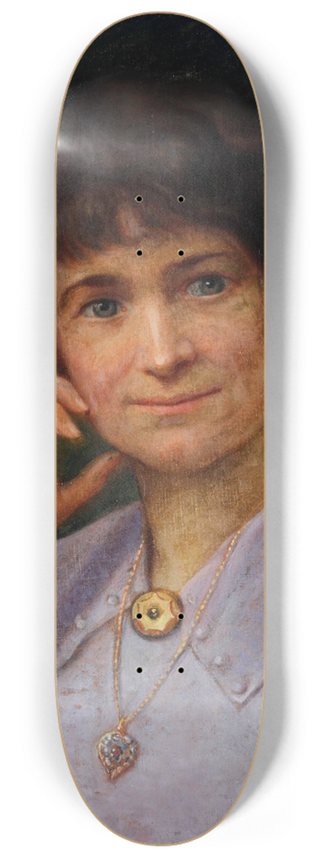 Stanislao Ferrazzi - Ritratto di donna 8.25 inch art skate deck