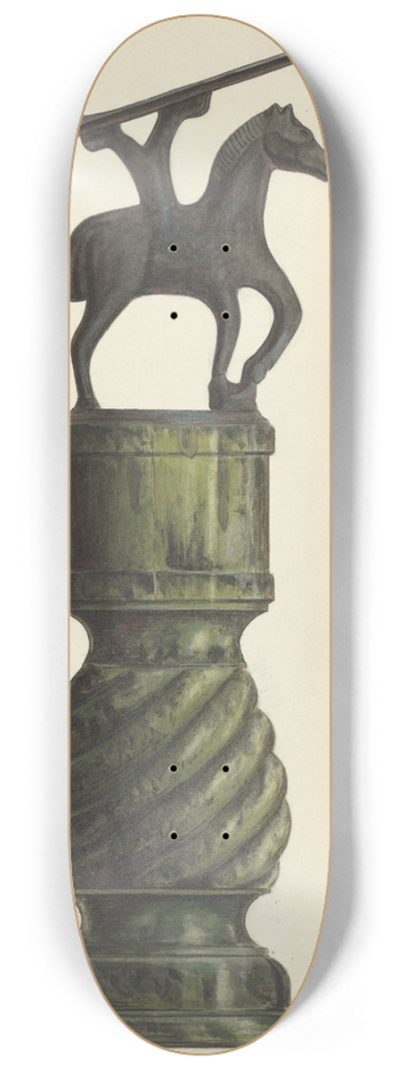 Stanley Mazur - Shoe Shine Foot Rest 8.25 inch art skate deck