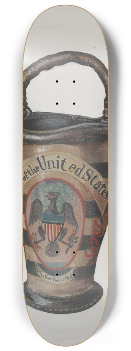 Stewart Wheeler - Fire Bucket 8.25 inch art skate deck