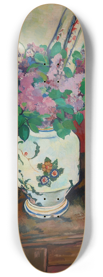Suzanne Valadon - Les lilas et camlias 8.25 inch art skate deck