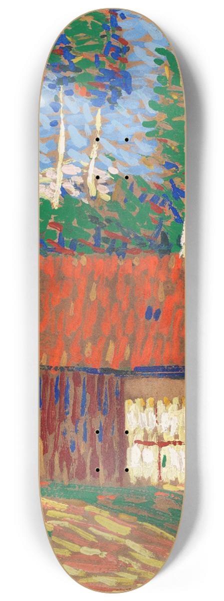 Arthur Segal - Rotes Dach 8.25 inch art skate deck