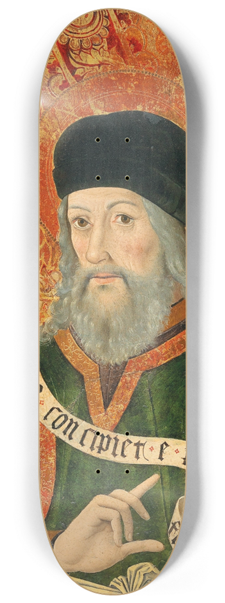 Swabian School - The Prophet Isaiah 8.25 inch art skate deck