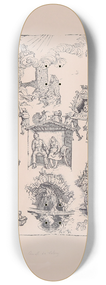 Switbert Lobisser - Quell des Lebens 8.25 inch art skate deck