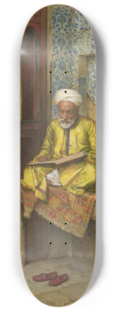Arthur Von Ferraris - The Learned Man of Cairo 8.25 inch art skate deck