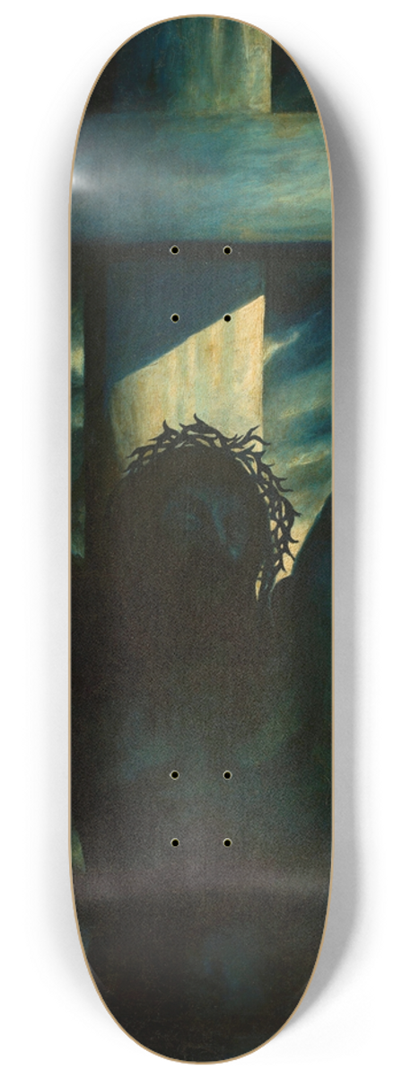 Tadeusz Makowski - Christ on the Cross 8.25 inch art skate deck