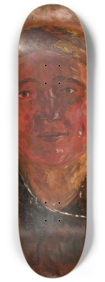 Tadeusz Makowski - Study of a woman in a dark dress 8.25 inch art skate deck