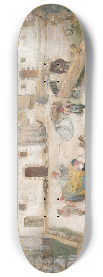 Tadeusz Makowski - Work in a farmstead 8.25 inch art skate deck