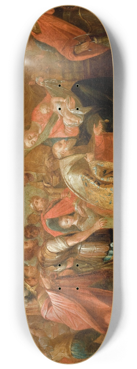 Teodor Baltazar Stachowicz - Adoration of the Magi 8.25 inch art skate deck