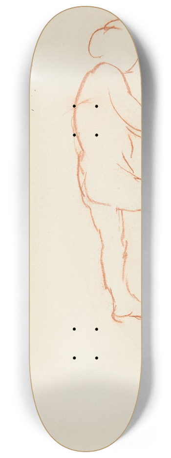 Adolf Sternschuss - dwa szkice aktw 8.25 inch art skate deck