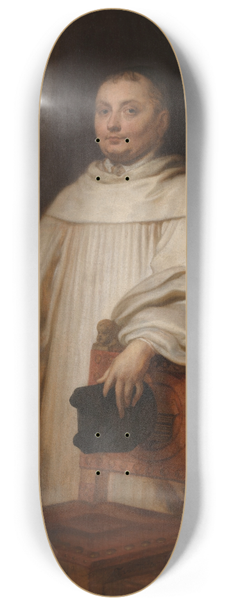 Theodoor van Thulden - Benedictus van Thulden, Prior of St. Bernards Abby in Hemiksem 8.25 inch art skate deck